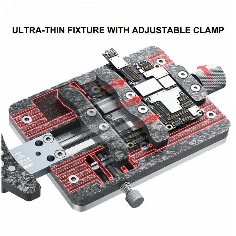 QIANLI MAGE-IDEA JJ-003 Ultra-Thin Fixture With Adjustable Clamp Range Motherboards Fixture Mobile