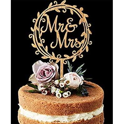 Cake Topper Wedding Wreath Wedding Cake Topper Hiasan Kue Wedding