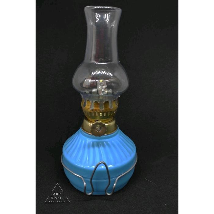 "New" Lampu Teplok Ublik 1 LED Free Baterai Plastik Putih