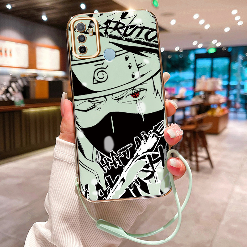 Casing Hp Untuk OPPO A53 2020 A33 2020 A53s 4G A32 A11s Case Kakashi keren pria Elektro Plating Cesi