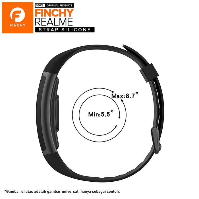 ORIGINAL Finchy Silicone Strap For Realme Band Replacement Wristband strap READY STOCK