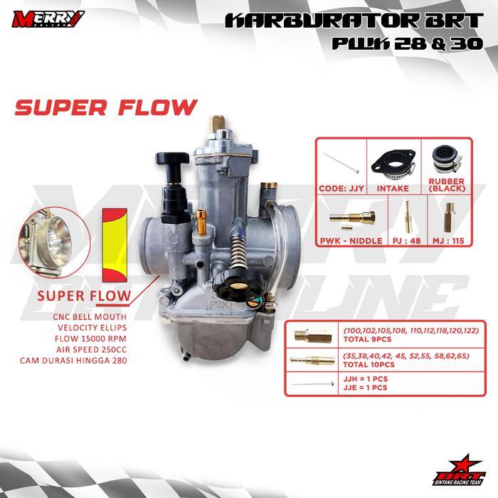 Super Flow BRT Karburator Karbu PWK 28 PWK 30 GEN 2