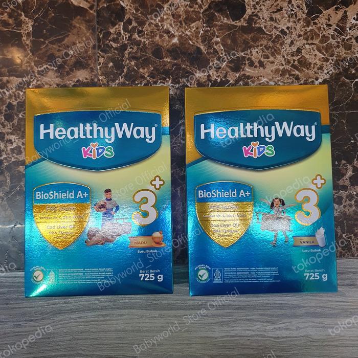 U LIFE Healthy Way Kids Biostime 3+ susu anak 3 - 5 tahun MADU /VANILA 725gr
