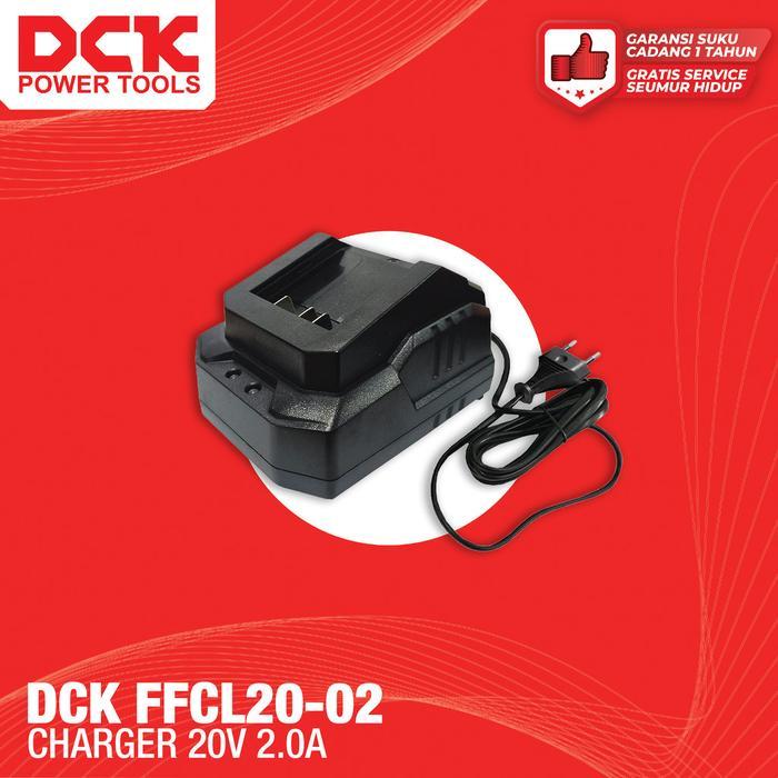 Terbaru! Dck Charger Battery / Baterai 20V 2.0 Ampere