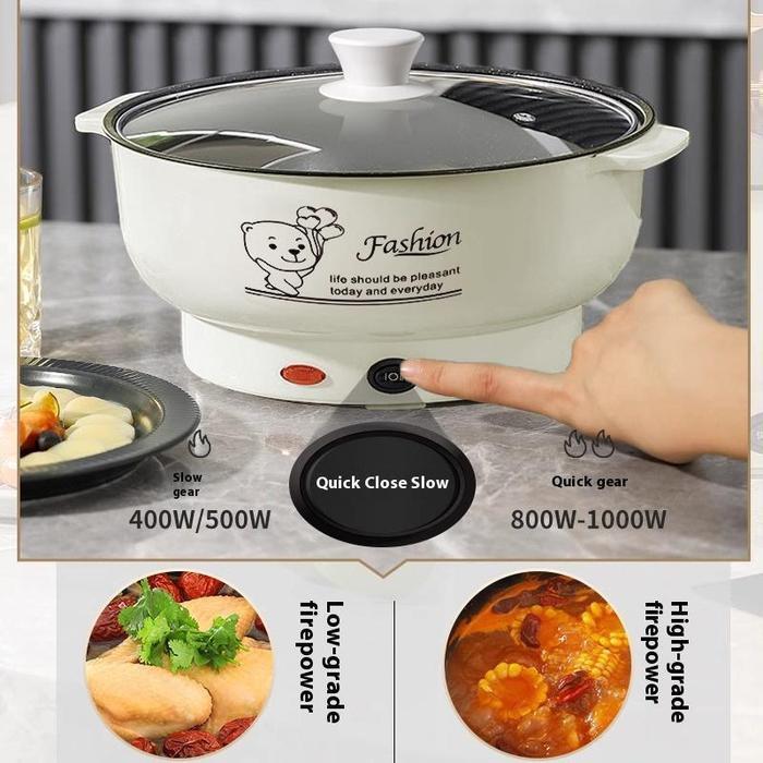 Philips - Panci Listrik Multifungsi Free Kukusan / Rice Cooker Mini/Steamer Lapis Keramik Teflon