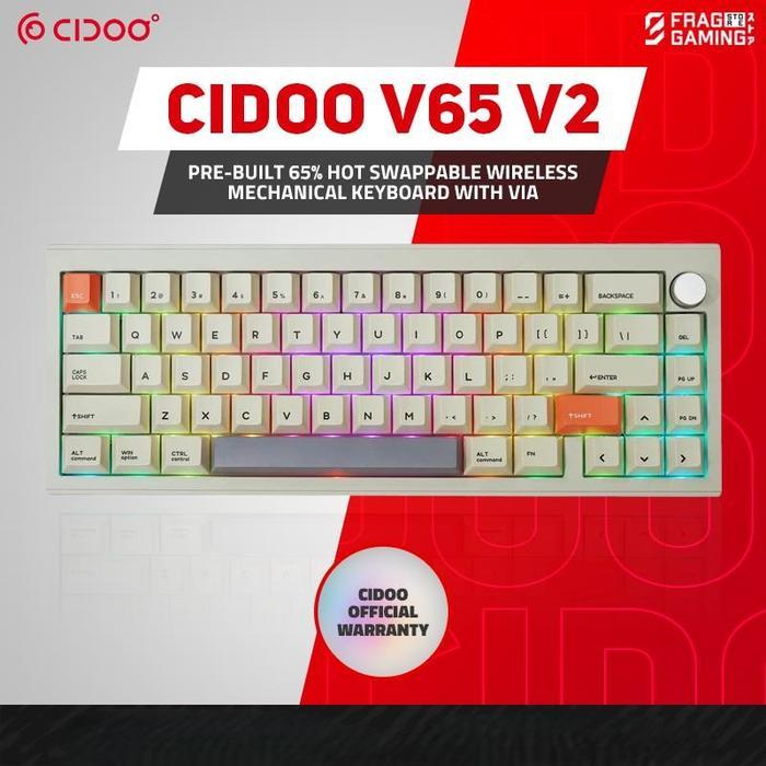 Cidoo V65 V2 CidooV65 CIDOOV65V2 Wireless Mechanical Keyboard Cido