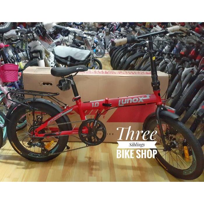 Sepeda Lipat Genio Lunox 16 Inch & 20 Inch 7 Speed Rem Cakram