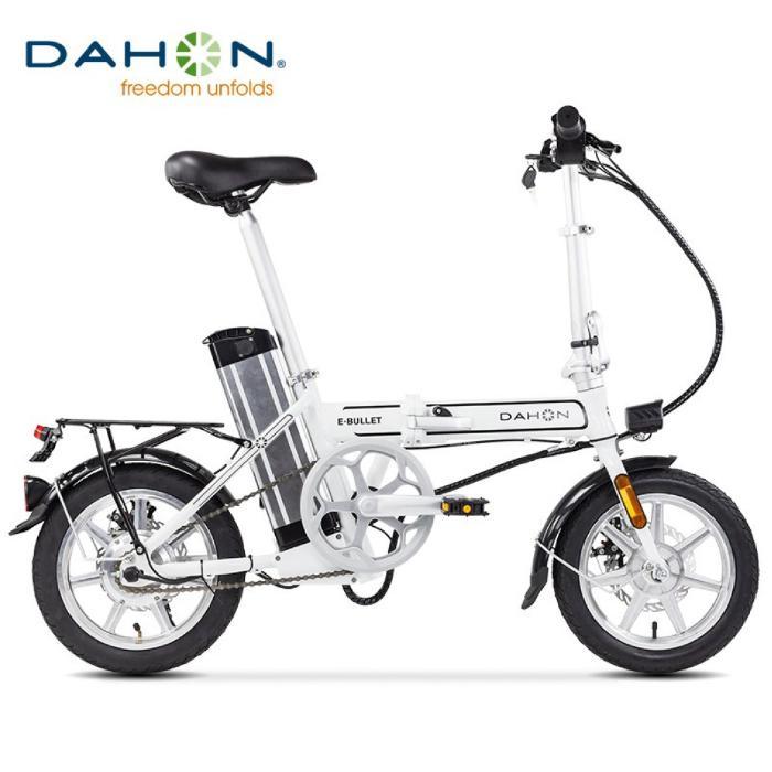 Sepeda Lipat Electric Dahon Sepeda Listrik 14 Inch New Version Ori - Putih