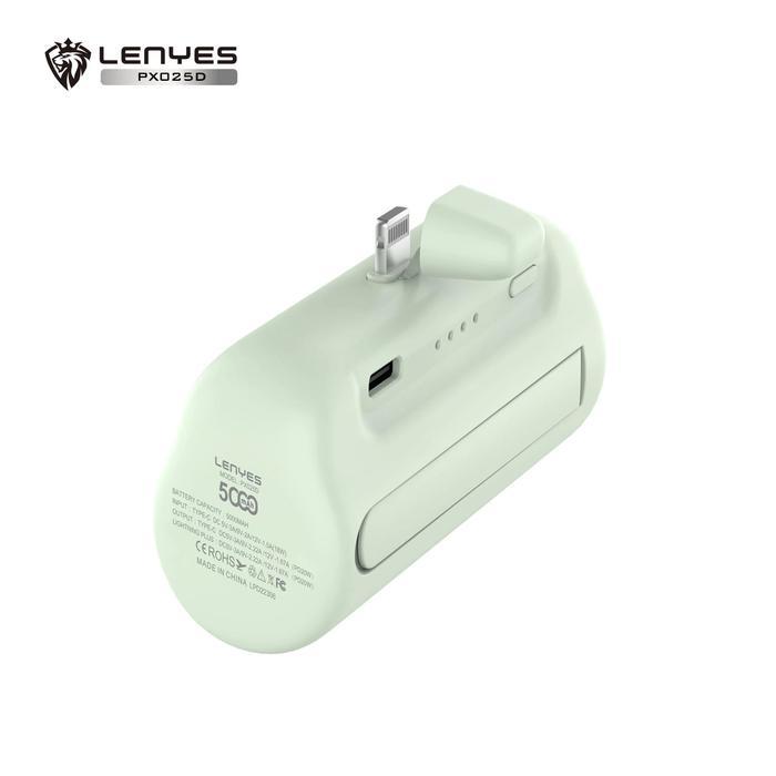 Acmic Techlife - Px025D 5000Mah Mini Powerbank Fast Charging Connector Lightning Portable Power Bank