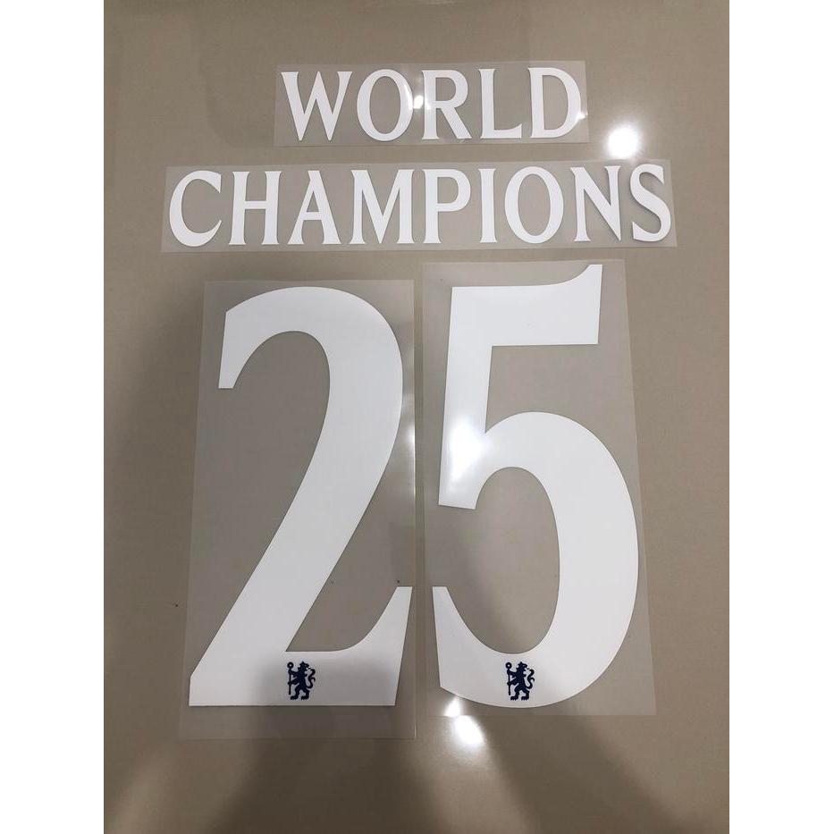 Nameset Original Chelsea World Champions 2025