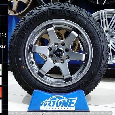 Paket Velg Ring 14 Dan Ban forceum ATZ Lebar Rata Model Offroad