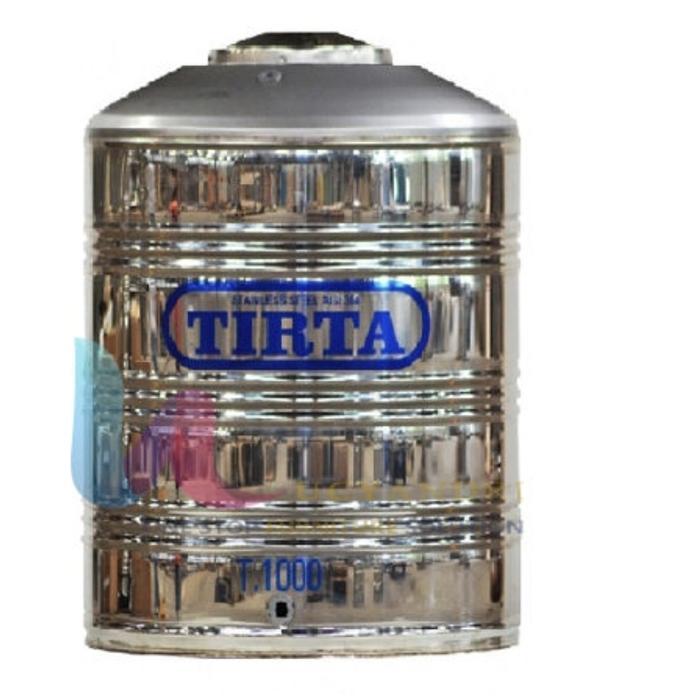 water torn toren tangki penampung air STAINLESS TIRTA 1000L tanpa kaki