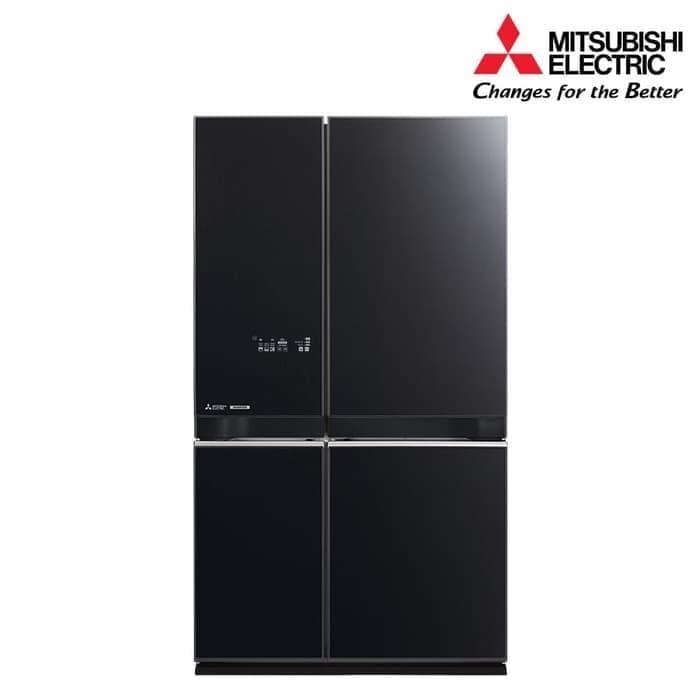 Mitsubishi MR-L72EN Refrigerator Kulkas 4 Pintu - BLACK