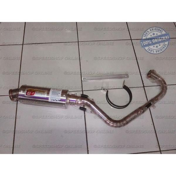 Knalpot Cld Racing Vario Type C2 Silencer Bulat Doff
