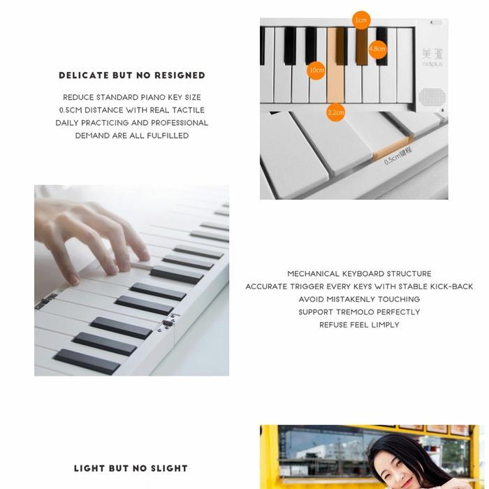 Midiplus FP88 FP 88 Piano Lipat Floding piano