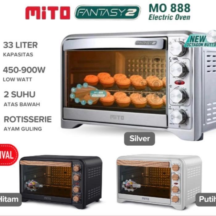 Mito Oven Listrik MO888 33L - Oven Mito Fantasy2 MO 888