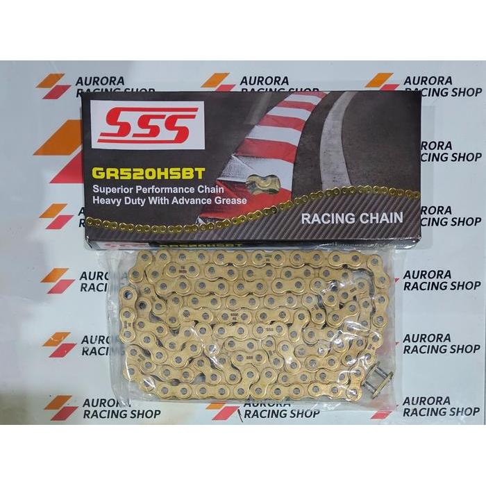 Rantai Sss 520 Hsbt - 120L / 130L - Original Gold Sss