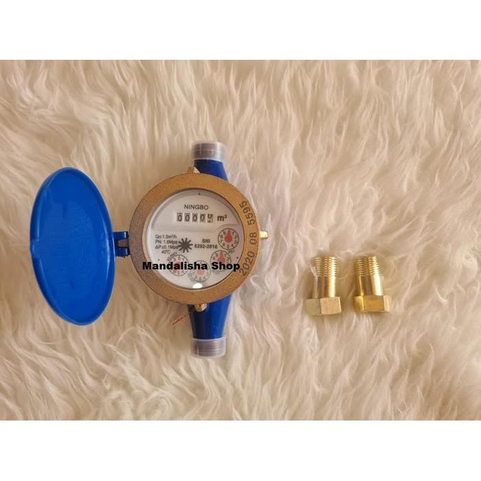 Diskon Water Meter 1/2 Inch Inchi Besi