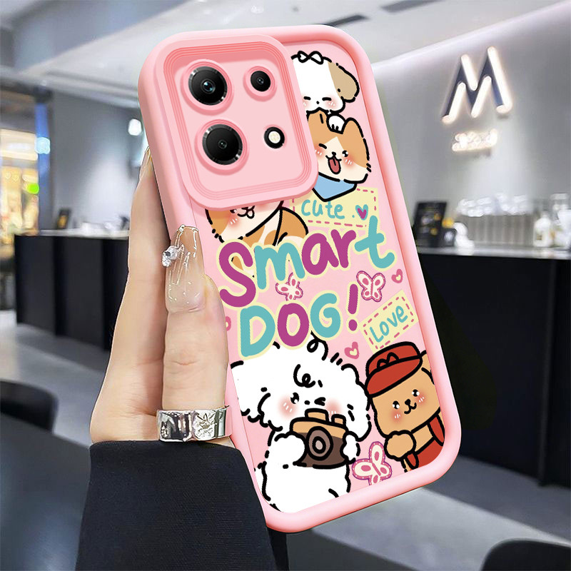 Casing Hp untuk Infinix Note 30 Note 30 Pro Note 30 VIP GT 10 Pro Case Kamera anak anjing Kasing sil