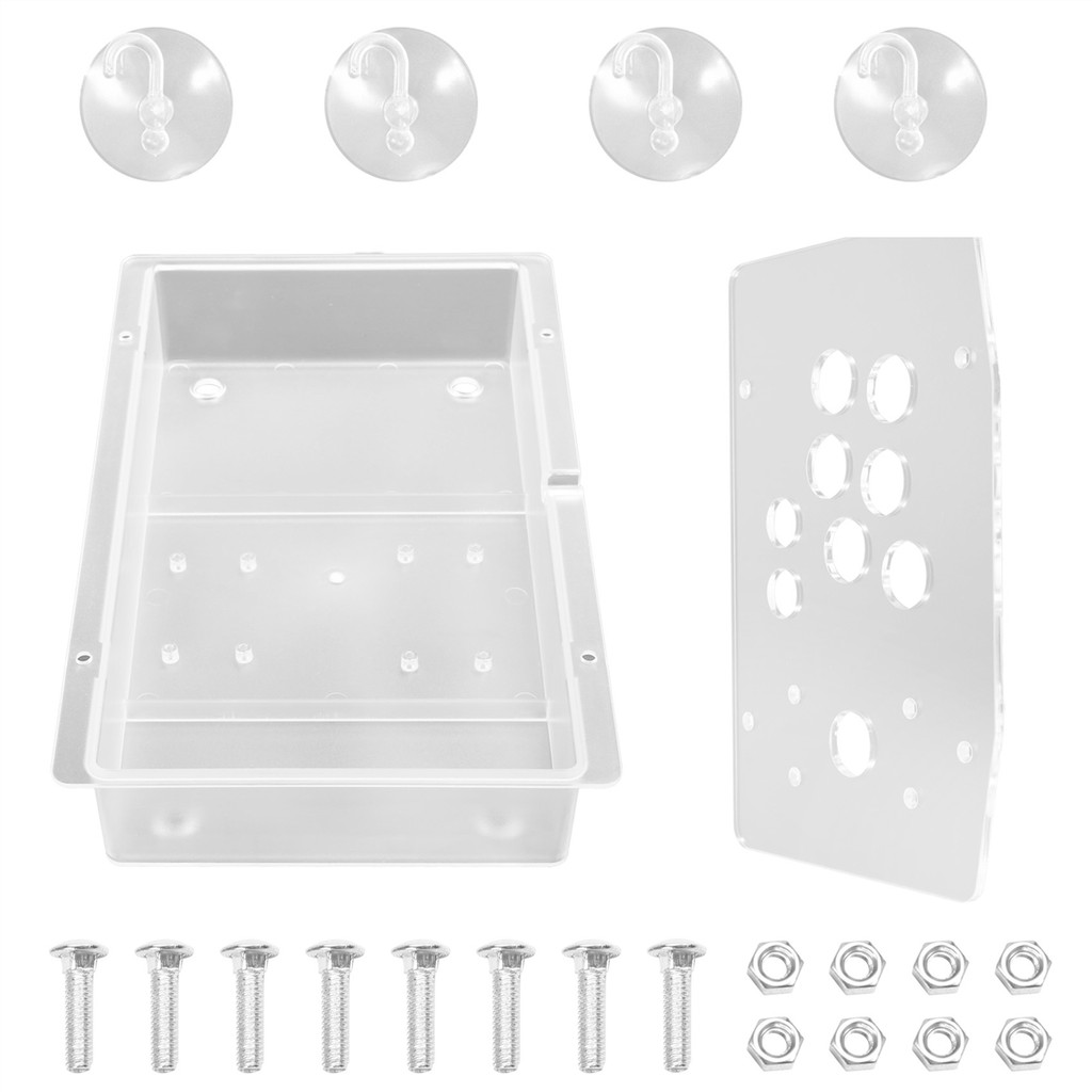 Diy Arcade Joystick Acrylic Panel Case For Arcade Game Machine Diy Can Be Installed Joystick Button