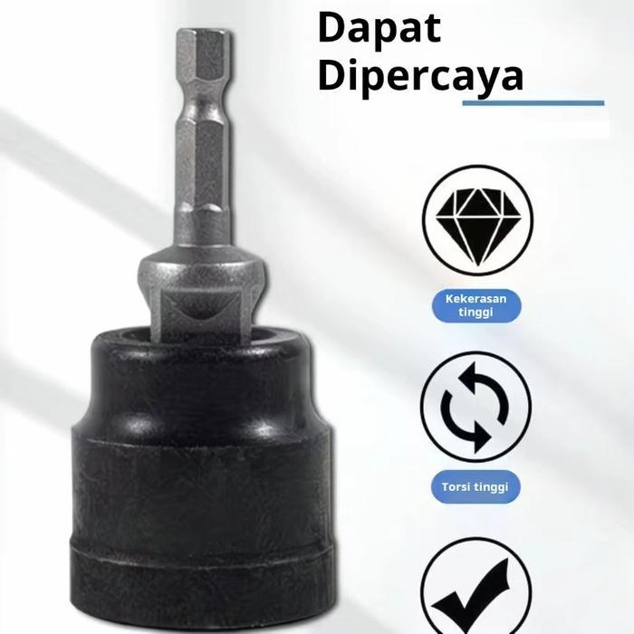 Kunci soket khusus dongkrak, kunci listrik, alat bantu membongkar ban mobil silang, obeng listrik