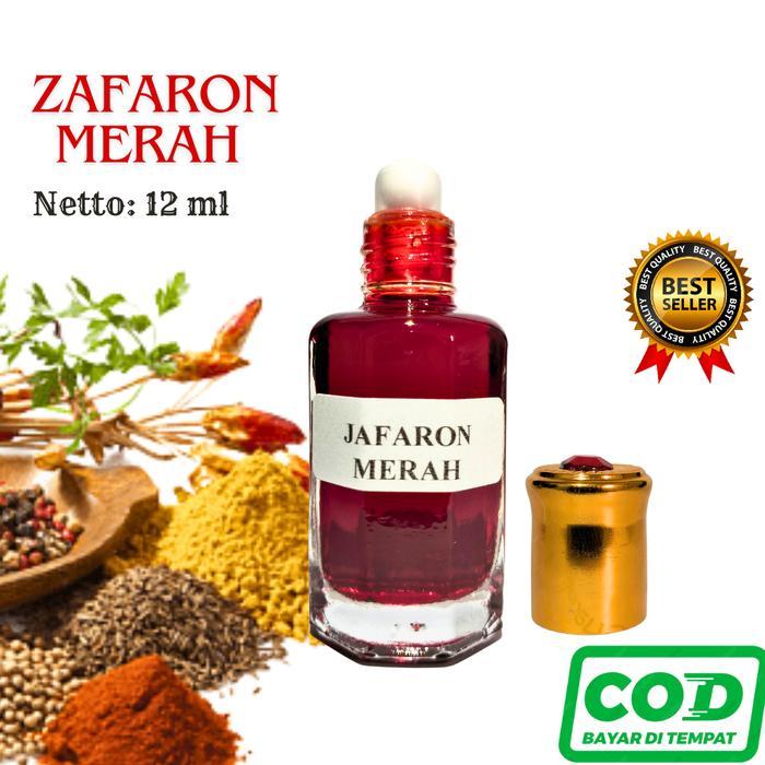 Jafaron Merah Bibit Asli Minyak Zafaron Merah Arab Saudi Murni 12 Ml