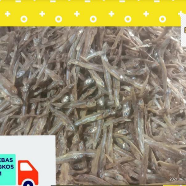 IKAN ASIN TERI TAWAR COKLAT/ TAWAR/GARING/ RENYAH/ TANPA BUBUK/ 500 GR