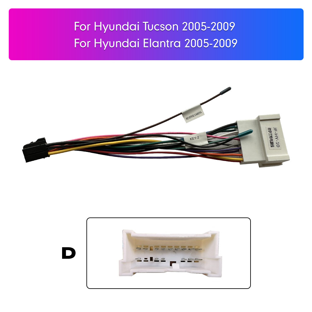 Car Audio MP5 Player Power Cable Android Car Radio Stereo GPS Central Automotive Multimedia Player