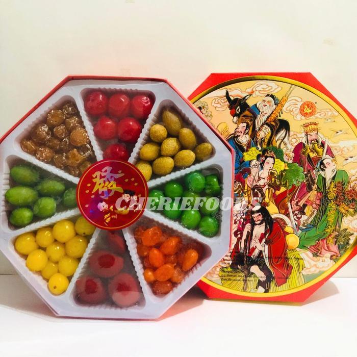 Wang Lai Makanan Imlek Manisan Buah Imlek Kotak Wang Lai 600 Gram 8 Jenis Buah Impor Dari China