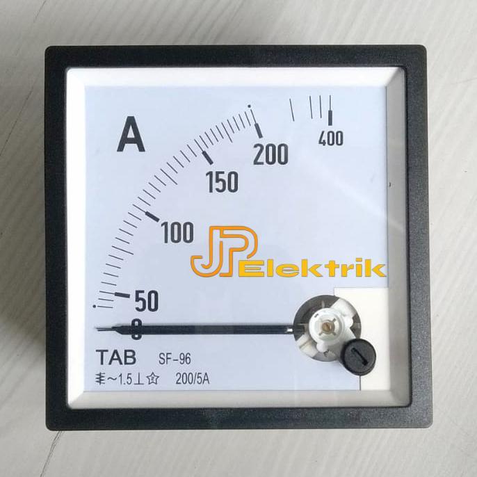 Ampere Meter 200/5A Ac 96X96 Ampere Meter Analog Via Ct