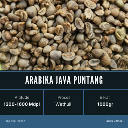 green Bean biji kopi Wethull Puntang  - 1 kg