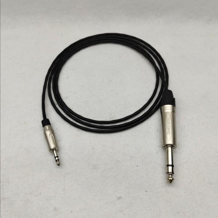 kabel canare kecil TRS 3.5mm To TRS 6.5mm stereo 5-10 meter