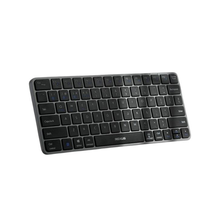 BERGARANSI Rexus KL150 Keyboard Office Wireless Low-Profile - 75% Layout Ultra slim Design