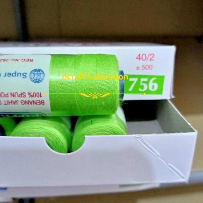 Benang Jahit Hijau 756
