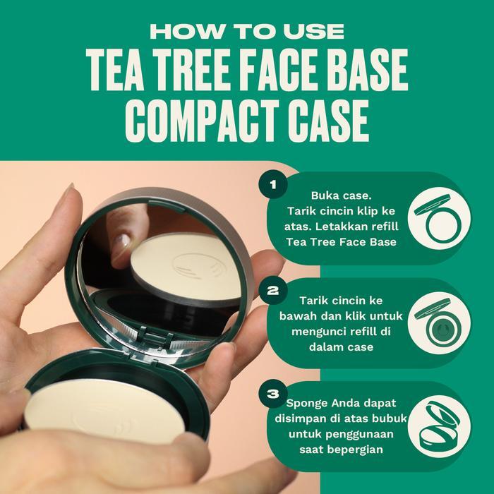 The Body Shop Tea Tree Face Base Compact Case