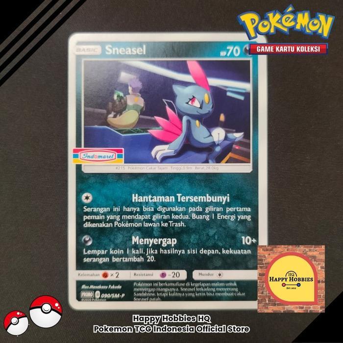 Pokemon TCG Indonesia PROMO 090/SM-P Sneasel