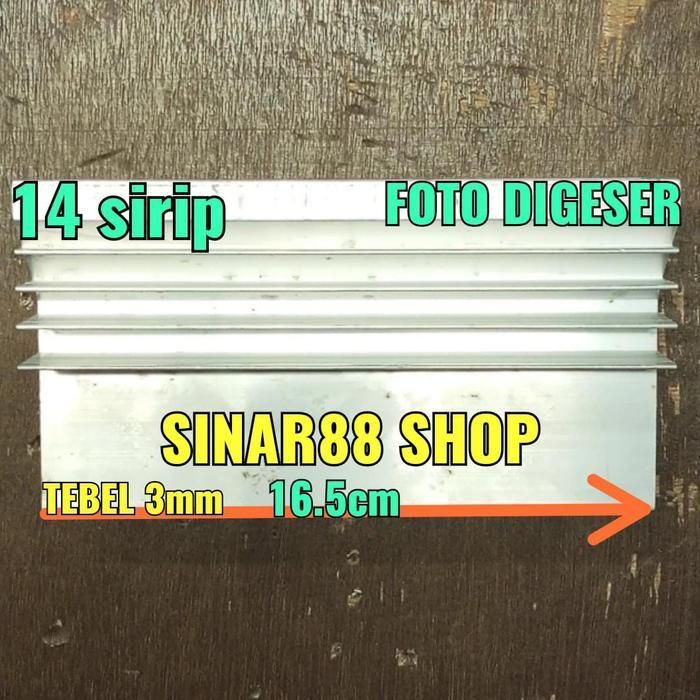 PENDINGIN 4TR 4 TR SANKEN FINAL TOSHIBA HEATSINK Y TRANSISTOR FINAL HE