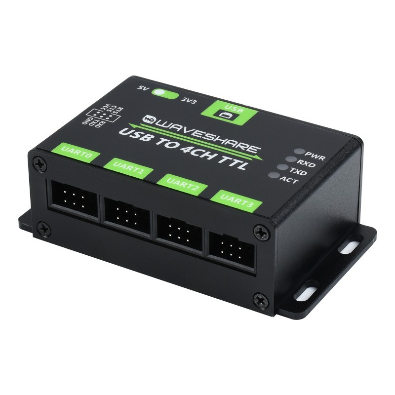 DISKON Industrial USB TO 4CH TTL UART Converter USB To UART Multi Protection & Systems Support G2FBY