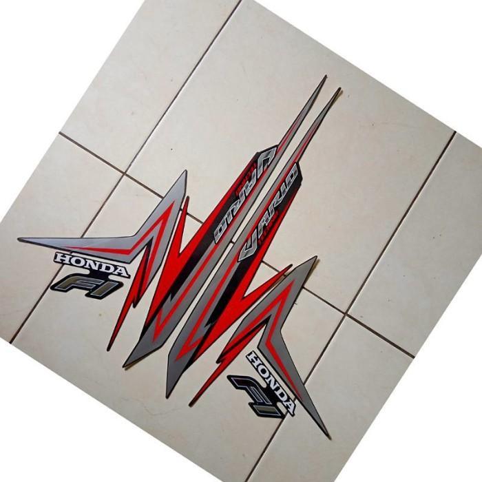 stiker striping Vario Techno 125 Fi 2016 merah