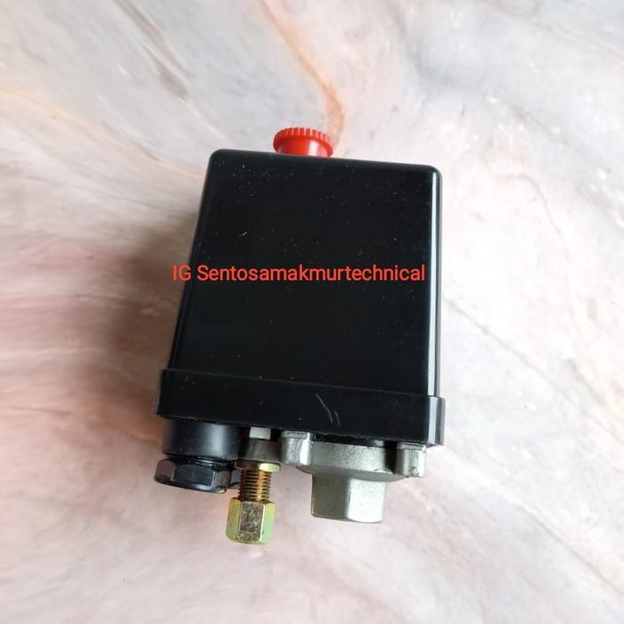 1 Way Otomatis Kompresor Angin Automatic Air Pressure Switch 1 Lubang