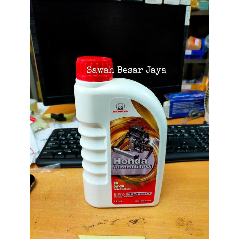 Oli Mesin Mobil EPRO E-PRO TURBO 1 Liter 0W-20 Honda CRV Civic HRV Turbo - GARANSI ORIGINAL HONDA