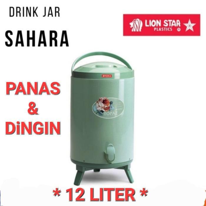 Dispenser termos tempat air minum lion star 12 liter panas & dingin