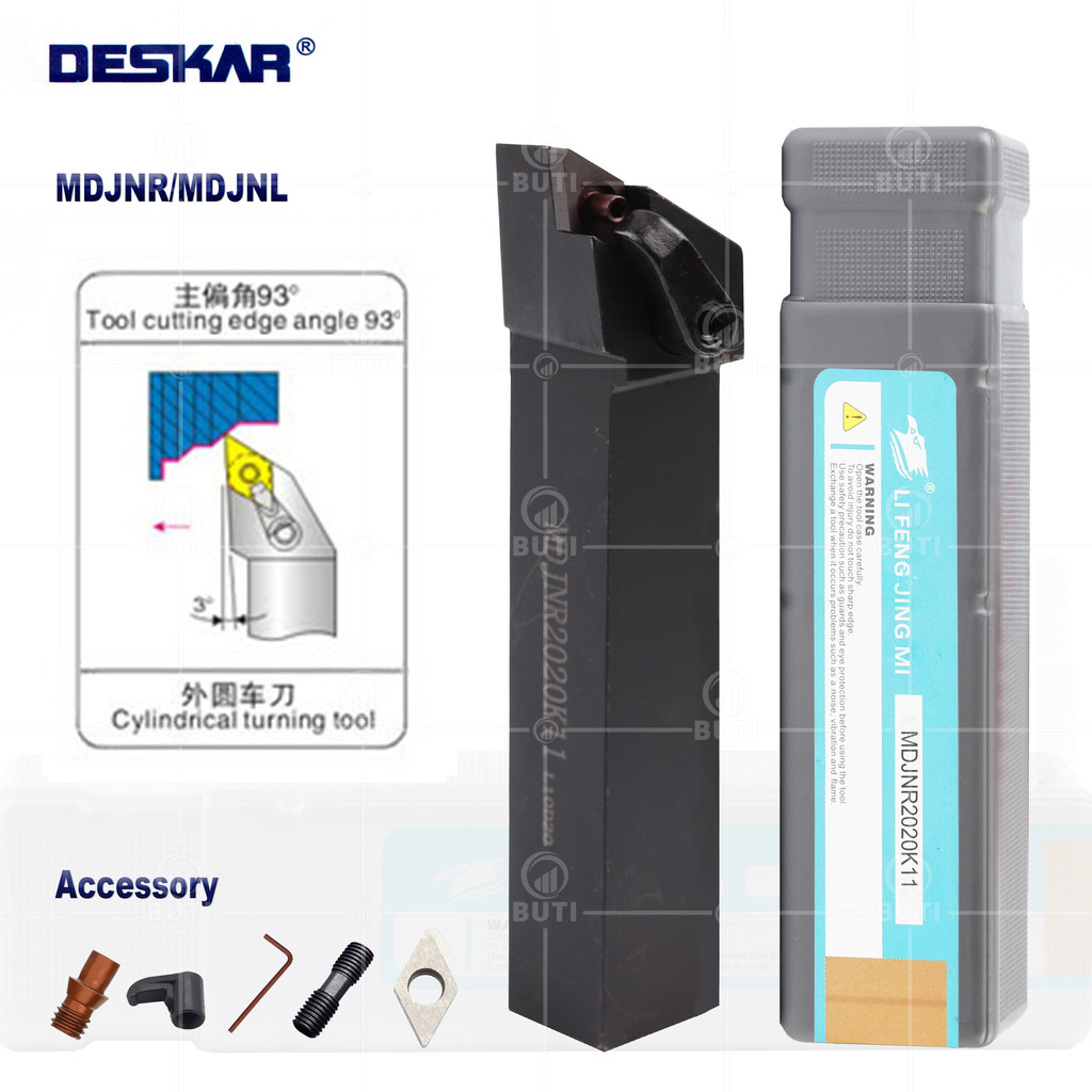 DESKAR 100% Original MDJNR1616H11 MDJNR2020K11 MDJNR2525M11 MDJNR External Turning Tools Holder Used
