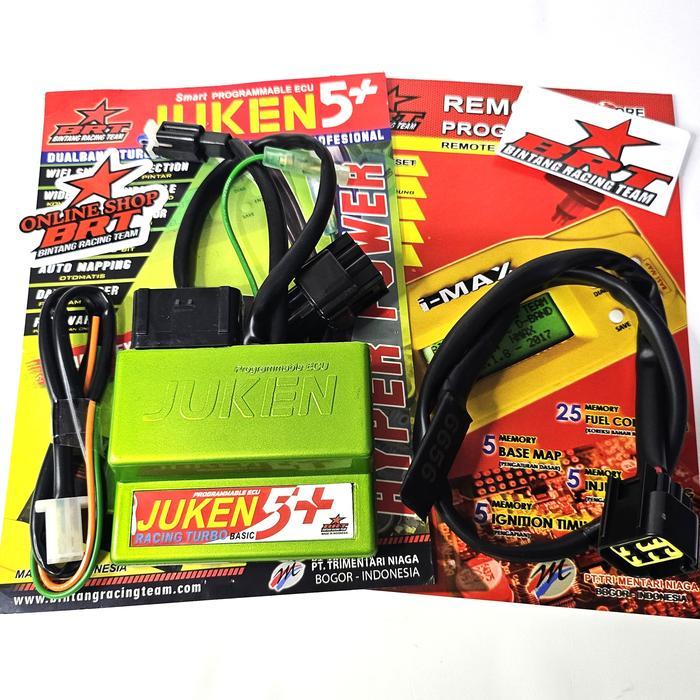 ECU BRT ECU JUKEN 5 5++ Plus Plus & KABEL BLUETOOTH Ecu Juken SUPRA X 125 FI HELM IN & BLADE 125 FI