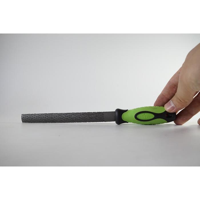 KIKIR KAYU SETENGAH BULAT 6 INCH PAHAT RASP HANDLE KARET KENTARO JAPAN