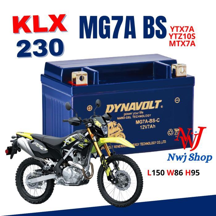 Aki Kering Dynavolt Klx 230 Ninja 250 Ninja 250Sl Mg7A Bs Ytx7A Mtx7A Ytx7A Mf