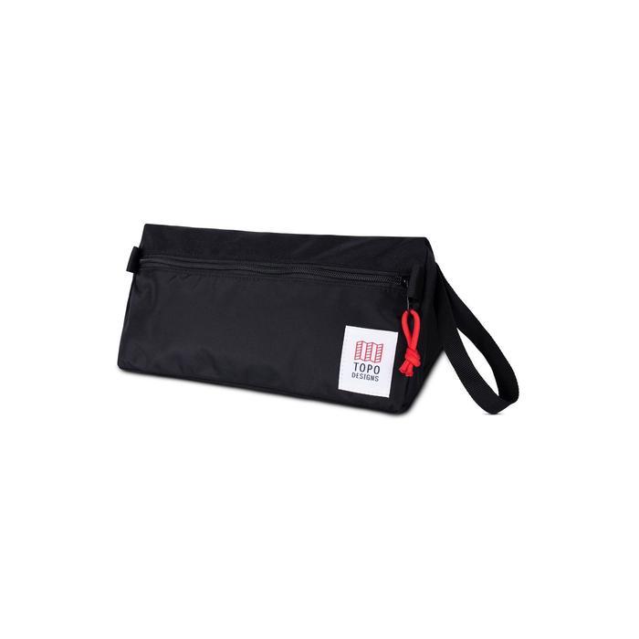 Topo Designs Dopp Kit Black Pouch Pria Wanita Toiletry Case