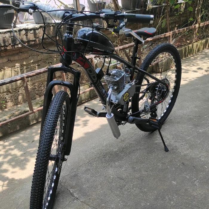 Sepeda MTB Modifikas Mesin 80CC 2strok