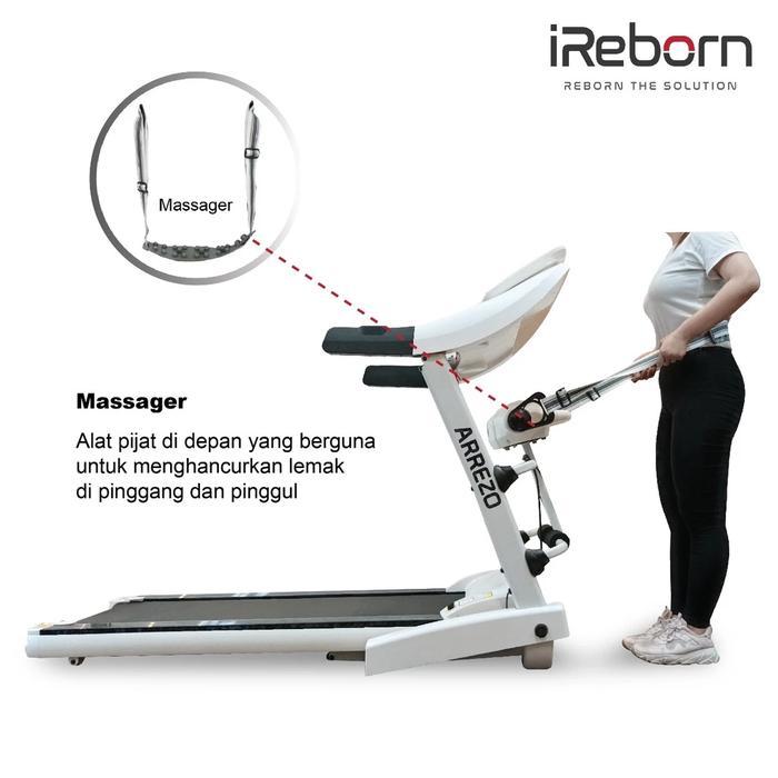 Promo Treadmill Elektrik Ireborn Arrezo - Alat Fitness Gym Olahraga Rumahan Sale