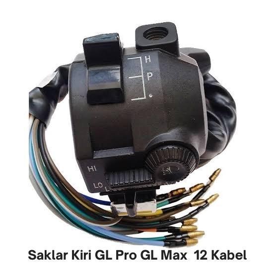 [Original] Saklar Kiri Holder Switch Honda Gl Pro Gl Max Neotech 10 Kabel 12 Kabel Kualitas Bagus
